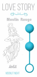 МС 3009-03Lola	 Вагинальные шарики Love Story Moulin Rouge blue