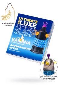 МС Luxe Презервативы BLACK ULTIMATE Африканский Круиз (Банан) 4715lux			