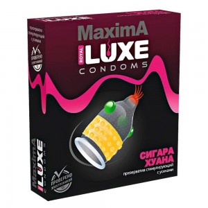 МС Luxe ПРЕЗЕРВАТИВ MAXIMA СИГАРА ХУАНА 1 штука			